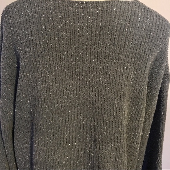 Nice gray silver sweater 0c size L - Picture 6 of 9